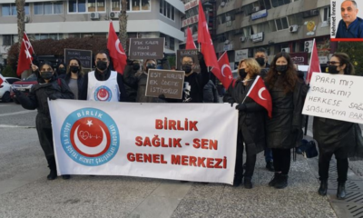 Sağlık çalışanlarından ‘siyah’ eylem