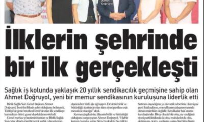 İlklerin Şehrinde Bir İlk Gerçekleşti.