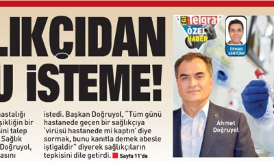 Sağlıkçıdan Bunu İsteme