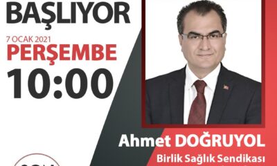 Birlik Sağlık Sen Genel Başkanı Ahmet DOĞRUYOL Gün Başlıyor Proğramına Konuk Olacak.