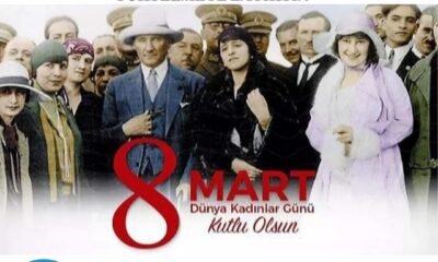 Dünya kadınlar gününü kutlarız.