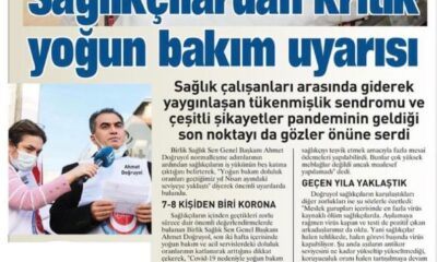 Sağlıkçılardan Kritik Yoğun Bakım Uyarısı