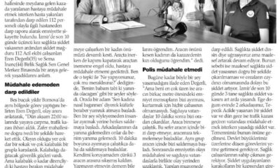 Hastaya Müdahaleye Giden 112 Ekibine Şiddet