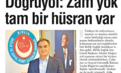 Doğruyol :Zam yok tam bir hüsran var