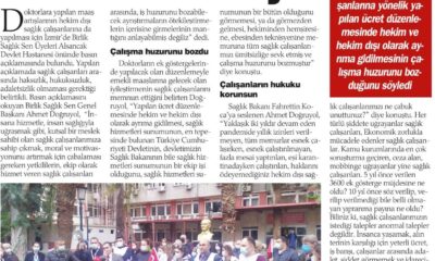 Sağlıkta Ayrım Çalışma Huzurunu Bozuyor.