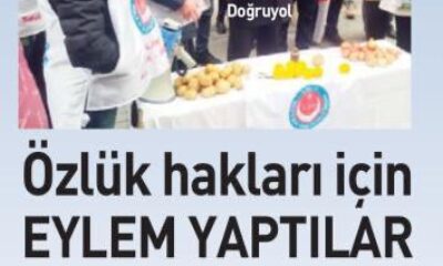 Özlük Hakları İçin Eylem Yaptılar.