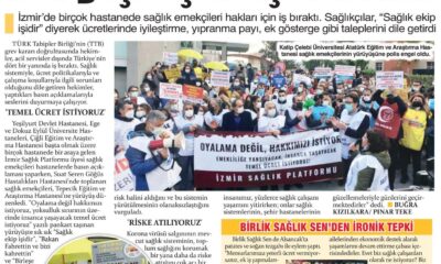 Sağlık Emekçileri Hak Arayışı İçin İş Bıraktı.