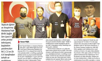 Şiddet ve mobbing meslek hastalığı