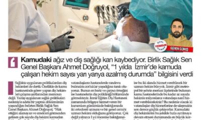 Kamuda Diş Hekimi Bulmak Şansa Kaldı.