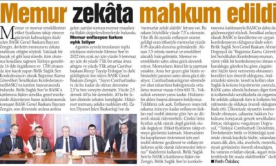 Memur zekata mahkum edildi.