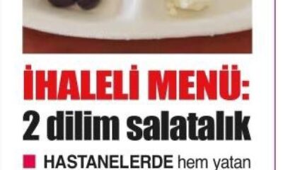 İHALELİ MENÜ