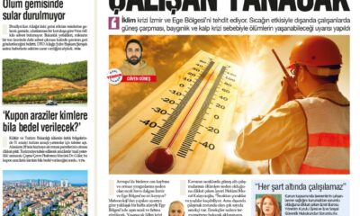 TEHLİKE KAPIDA ÇALIŞAN YANACAK