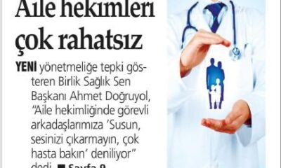 Aile hekimleri çok rahatsız