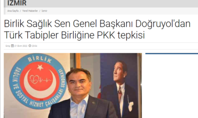 Birlik Sağlıksen Genel Başkanı Doğruyol’ dan TTB’ ye PKK tepkisi