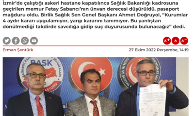 Sağlıkçıya pasaport Zulmü
