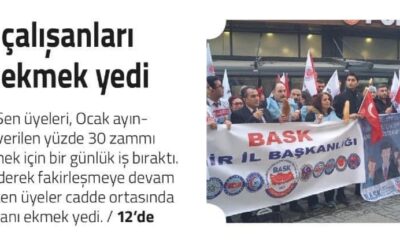 Sağlık çalışanları soğan ekmek yedi
