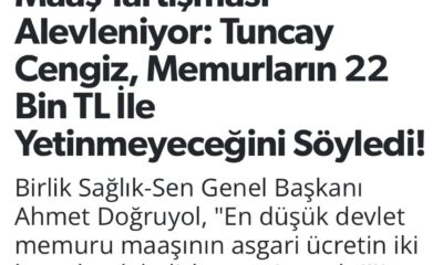 Maaş Tartışması Alevleniyor.