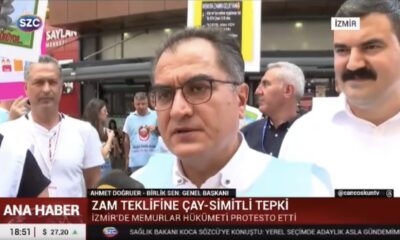 Birlik Sağlık Senden  Çay Simitli Eylem