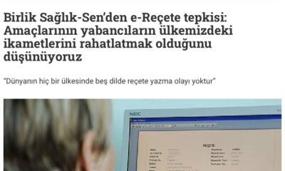 Birlik Sağlık Sen’den e-Reçete tepkisi