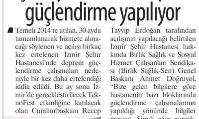 Açılmayan binada deprem güçlendirme yapılıyor