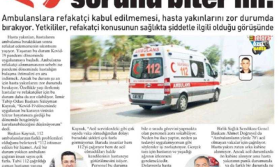 112 de refakatçi sorunu biter mi !