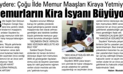 Memurların Kira İsyanı Büyüyor