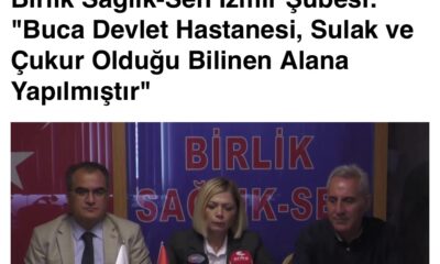 Buca Devlet Hastanesi Sulak ve Çukur Olduğu Bilinen Alana Yapılmıştır.