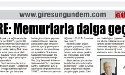 SAYDERE:Memurlarla dalga geçmeyin