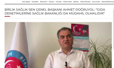 Gıda Denetimlerine Sağlık Bakanlığıda Müdahil Olmalıdır
