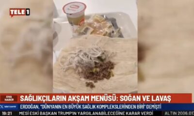 Sağlıkçılara Akşam Yemeği Soğan Lavaş