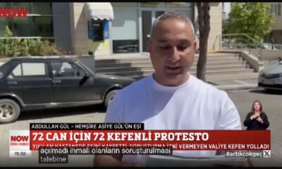 Muğla Temsilcimiz Soruşturma İzni Vermeyen Valiye 72 Şehitimizi Temsilen Kefen Gönderdi.