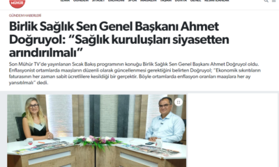 Sağlık Kuruluşları Siyasetten Arındırılmalı