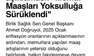 Memur maaşları yoksulluğa sürüklendi