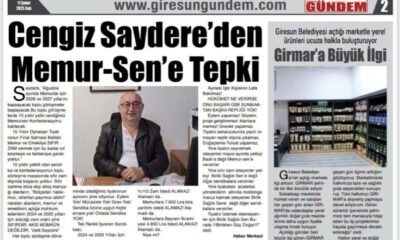Cengiz Saydere’den Memur-Sen’e Tepki