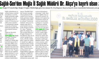 Birlik Sağlık Senden Muğla İl Sağlık Müdürüne Ziyaret