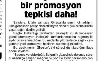 Birlik Sağlık-Sen’den Promosyon Tepkisi