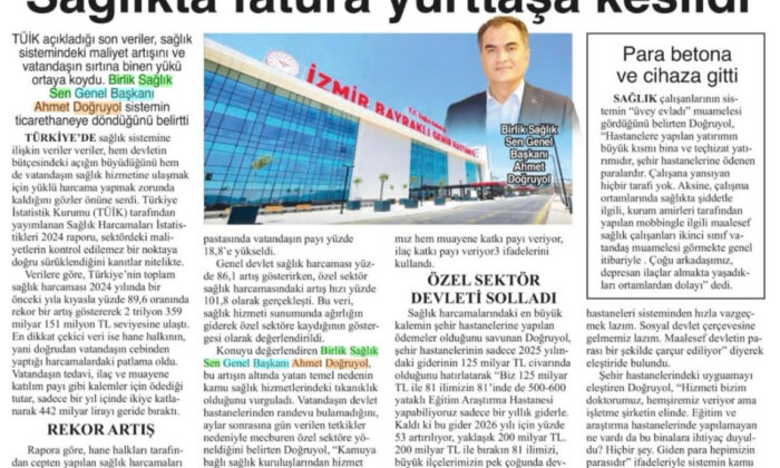 Sağlıkta fatura yurttaşa kesildi