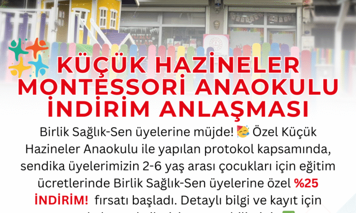 Özel Küçük Hazineler Anaokulu İndirim Anlaşamsı