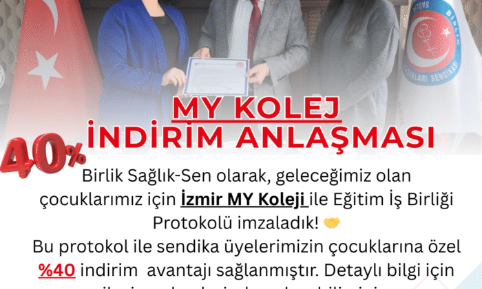 MY KOLEJ İNDİRİM ANLAŞMASI