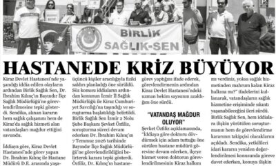 Hastanede Kriz Büyüyor
