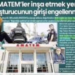AMATEM’ler inşa etmek yerine uyuşturucunun girişi engellenmeli