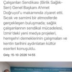 Egeyön Yayıncılık’tan Birlik Sağlık Sen’e Ziyaret